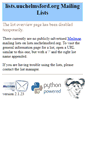 Mobile Screenshot of lists.uuchelmsford.org
